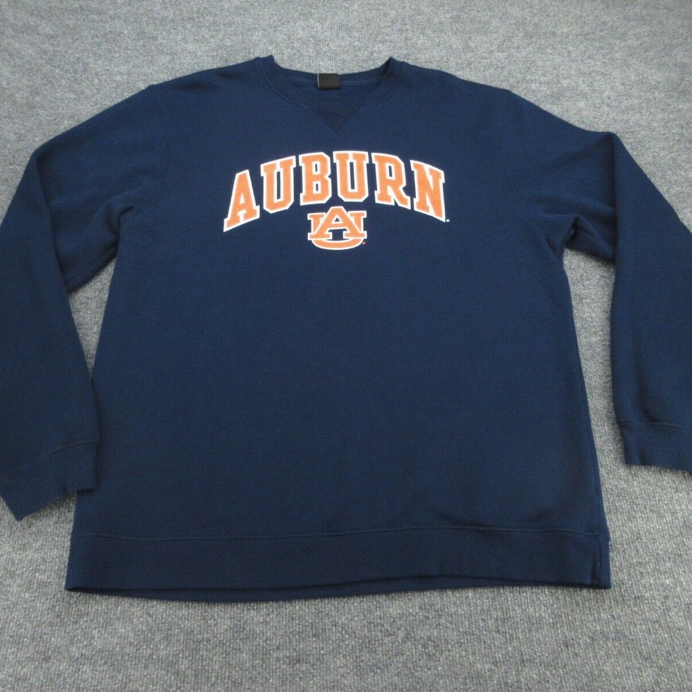 Top of the World Mens Sweatshirt Regular Navy Auburn Tigers Graphic XL